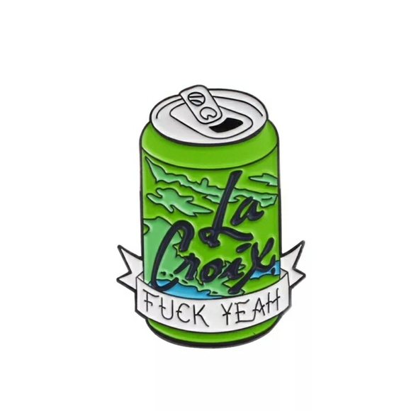 La Croix "Fuck Yeah" Can Fashion Pin ✴ - Picture 13 of 15